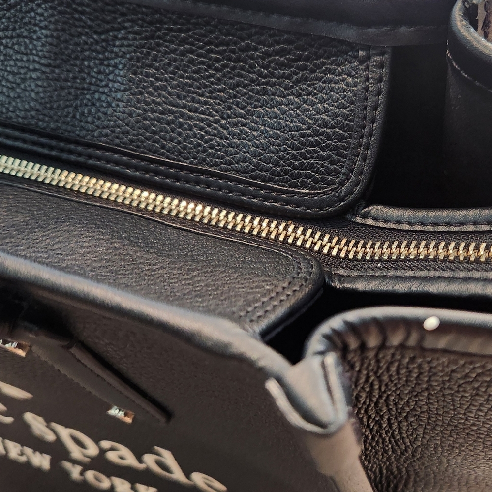 Kate Spade Ella Pebbled Black Leather Tote - Picture 9 of 9